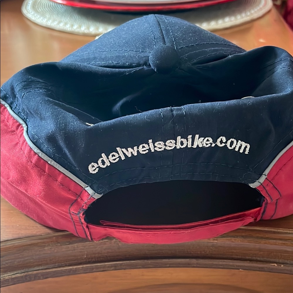 Edelweiss World Tourer Cap - Navy and Red - Picture 2 of 3